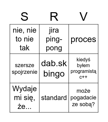 dab.sk bingo Card