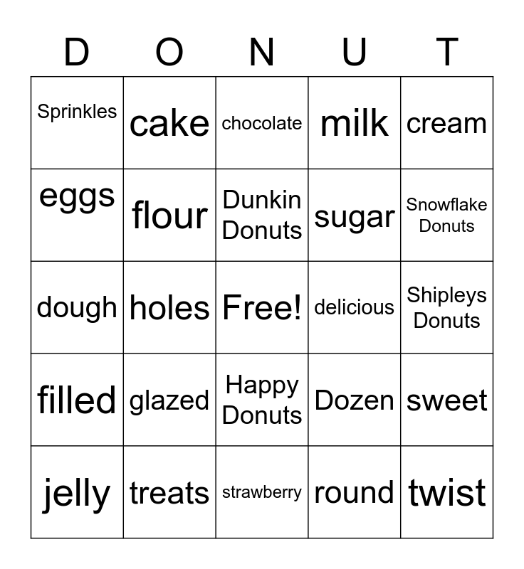 donut-bingo-card