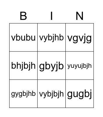 never have i ever Bingo Card