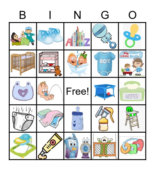 BABY Bingo Card