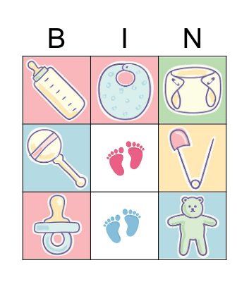 Boy Or Girl Bingo Card