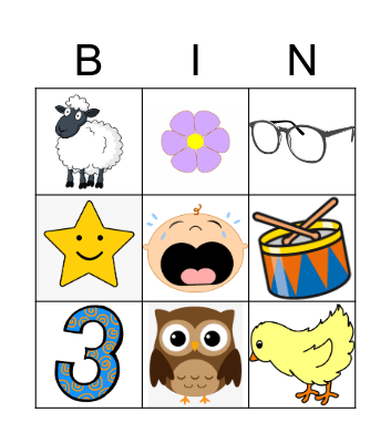 Phonics bingo Card