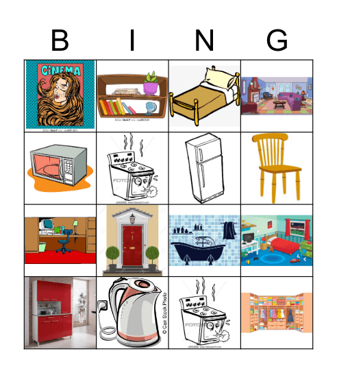 6° - U4 - the house Bingo Card