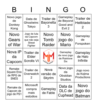 MasterMune - E3 Bingo Card