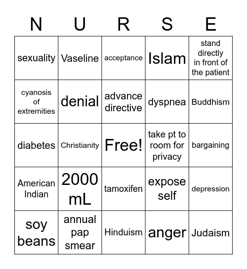 GERI CH 15-16 BINGO Card