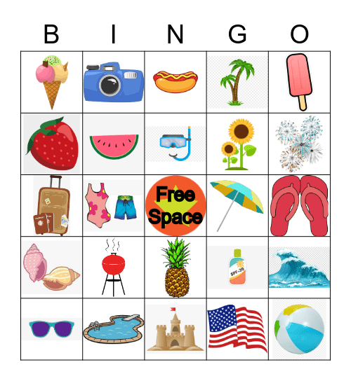 Summer BINGO Card