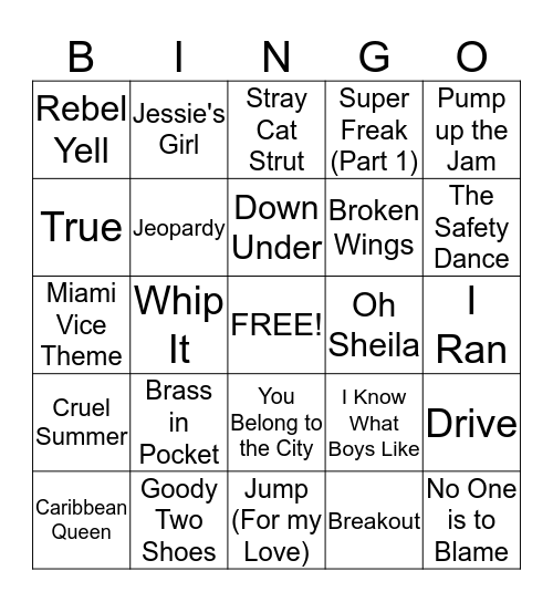 totally-tubular-80-s-bingo-card