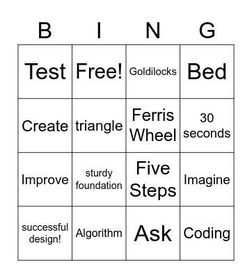 Applied Engineering Bingo! Bingo Card