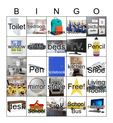 What a nice House pictures Redmond Bingo Card