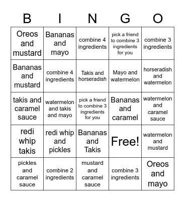 WEB celebration bingo Card