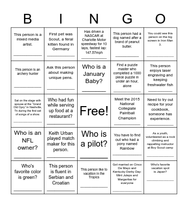 PPO KSN Bingo Card