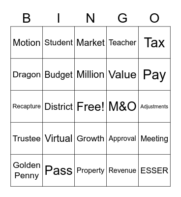 Board Bingo Fun Bingo Card