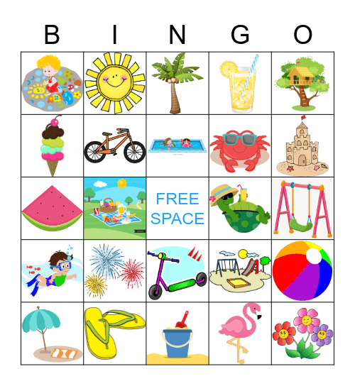 Summer! Bingo Card