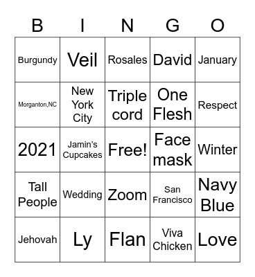 Rosales At Last Bingo! Bingo Card