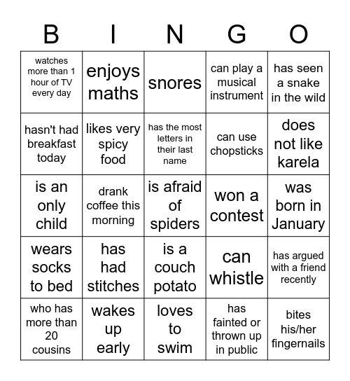 Hex Mobile Team Bingo Card