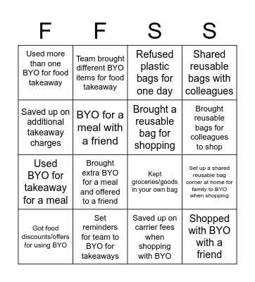 Test Bingo Card