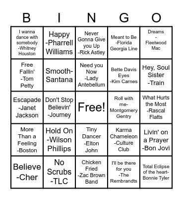 Happy Anniversary - JUNE 2021 Bingo Card
