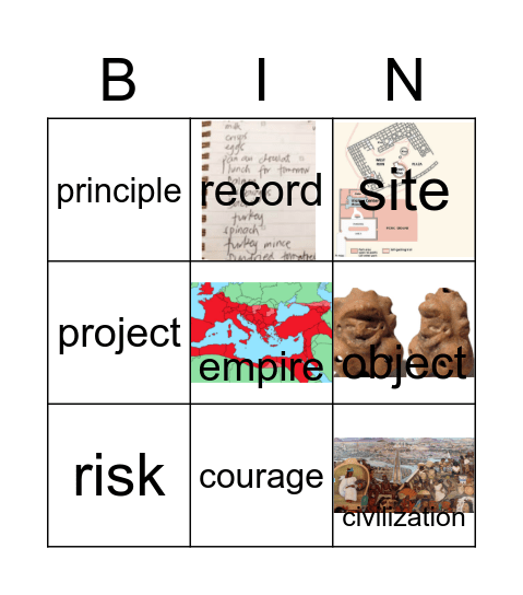 GR4 Unit8 Part2 REACH Bingo Card