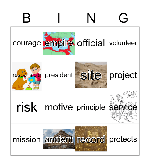 GR4 Unit8 Parts 1&2 REACH Bingo Card