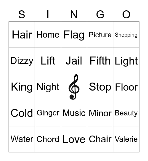 FUNdraiser Night Bingo Card