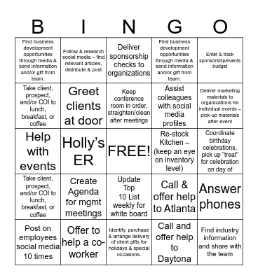 CNBBingo MK Bingo Card