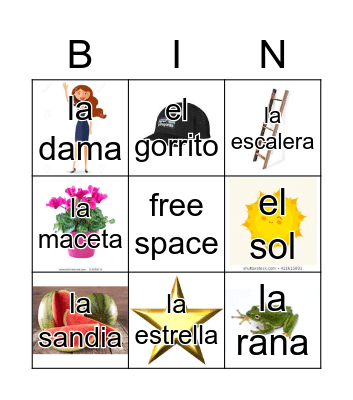 Loteria Mi Pueblito Bingo Card