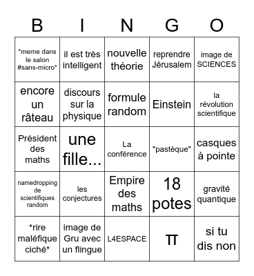 Ashtagne Bingo Card