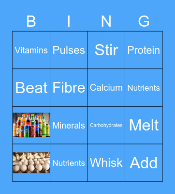 VOCABULARY Bingo Card