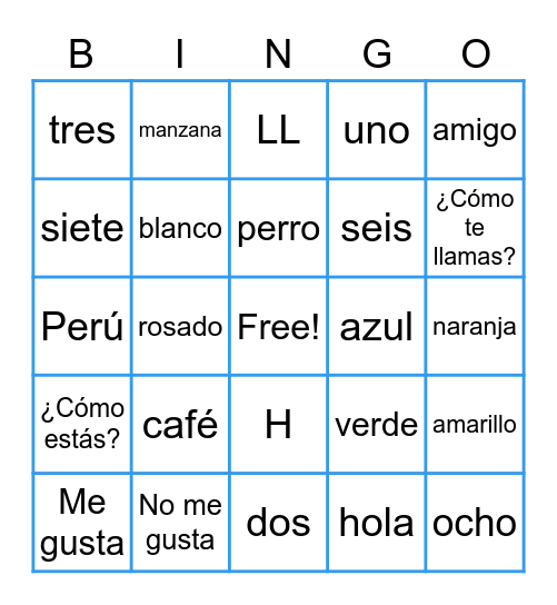 Gr. 3 Bingo Card