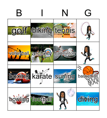 sports Bingo Card