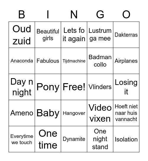 corona opfleuren Bingo Card