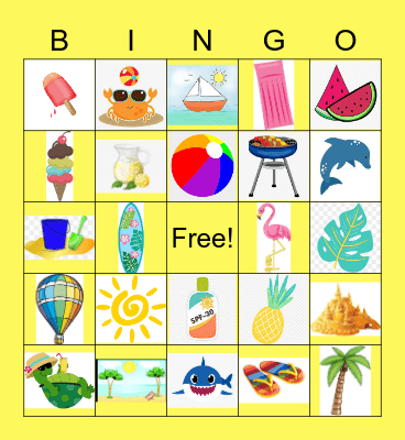 End of the Year!!! Bingo Card