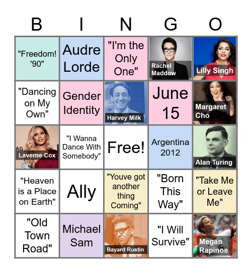 SEP & PRIDE Bingo! Bingo Card