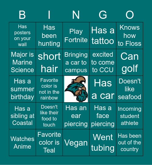 Fun Fact Bingo Card