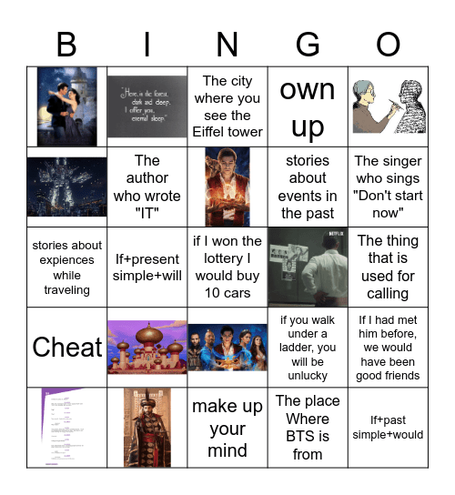 8C- Review Bingo Card