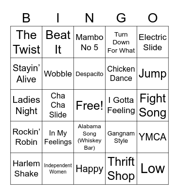 BANGERS RETURNS Bingo Card