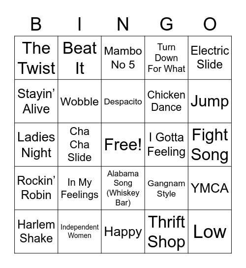 BANGERS RETURNS Bingo Card