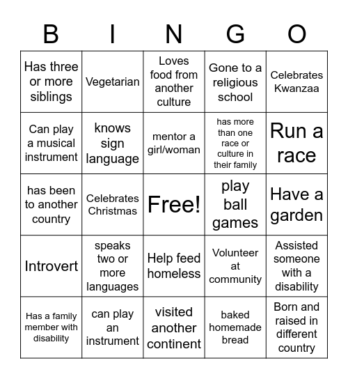 ALLYSHIP Bingo Card