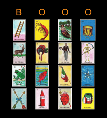 HAUNTED LOTERIA Bingo Card