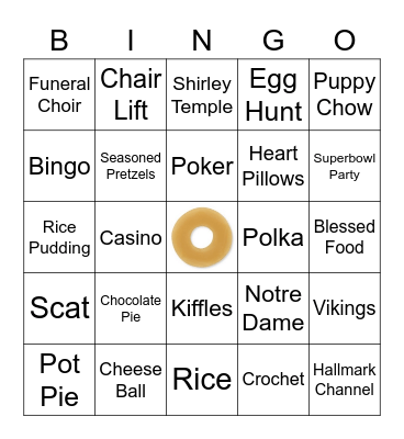 GRAMMY BINGO Card