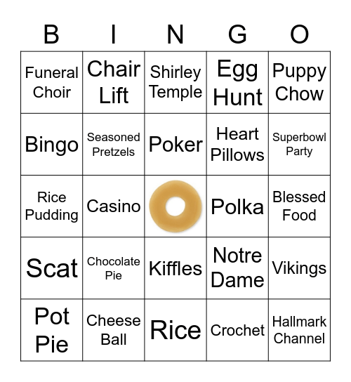 GRAMMY BINGO Card