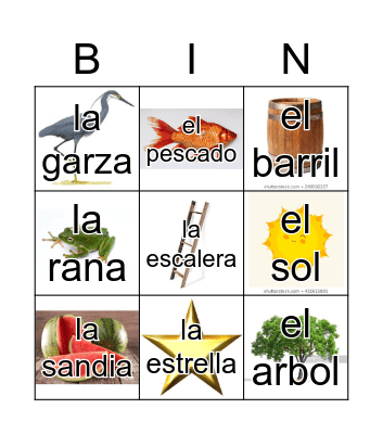 Loteria Mi Pueblito Bingo Card