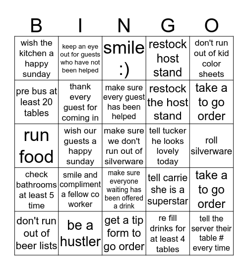 husstlerrrr Bingo Card