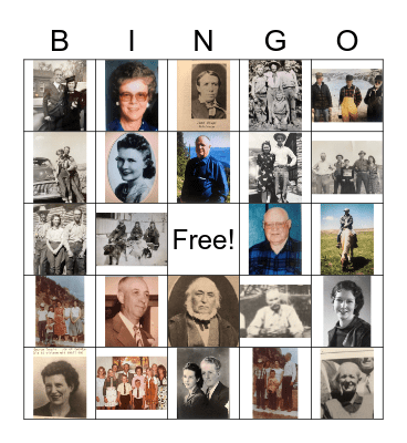 Robinson Reunion Bingo Card