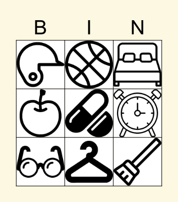 tell a story Bingo Card