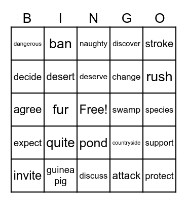 Bingo Card 1TH - Chapter 5 Bingo Card