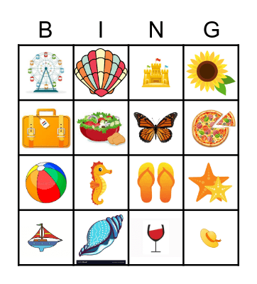 ZOMERBINGO Card