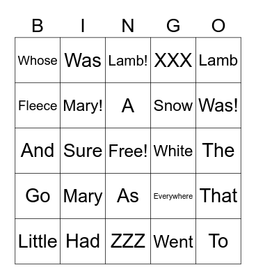 Community Collab Bingo Card