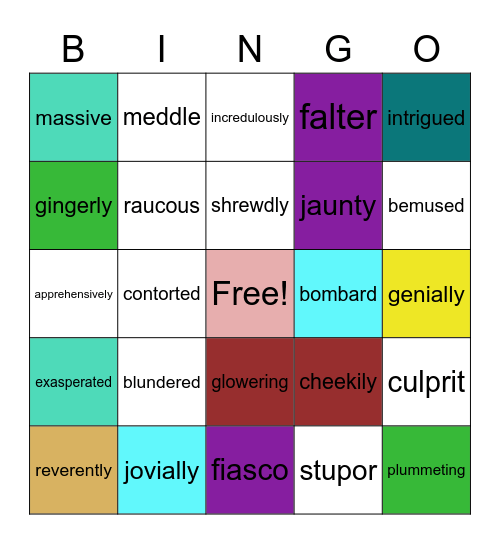 Harry Potter and the Chamber of Secrets Bingo Card