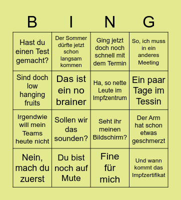 AXAnauten Retro Bingo Card